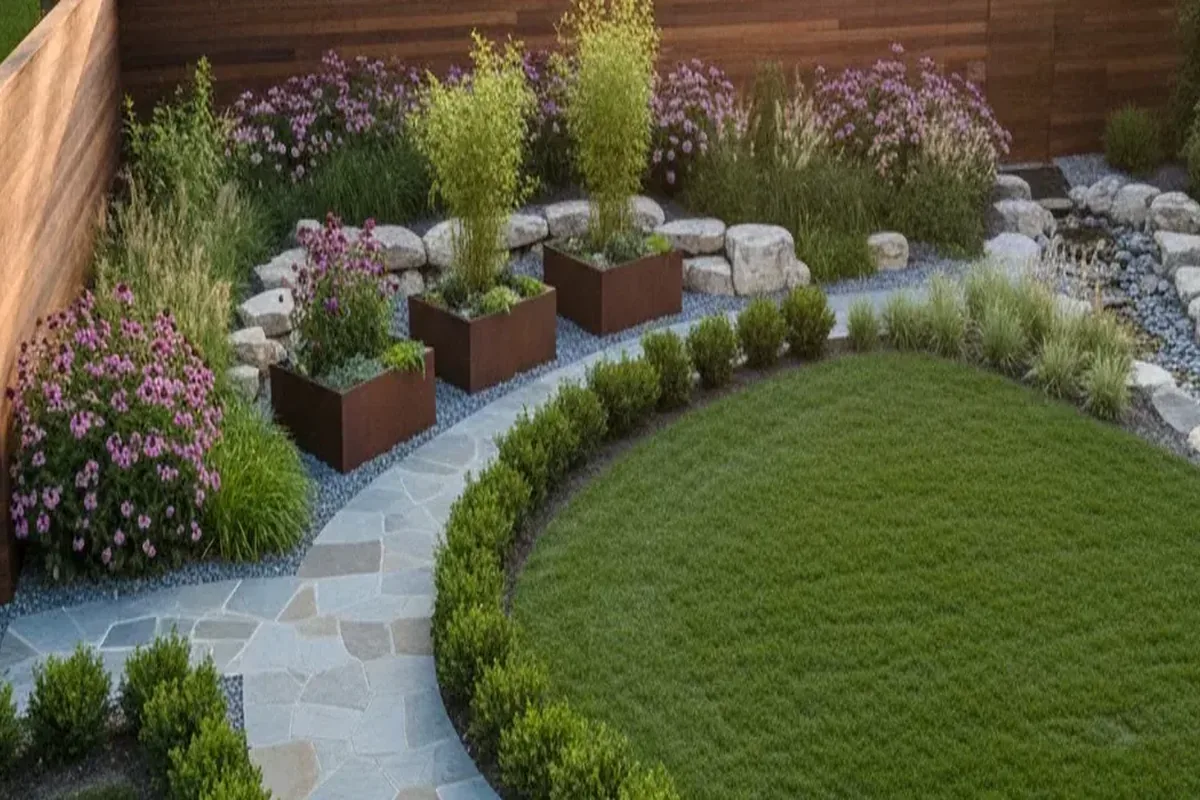 Whole-yard reset landscaping project example